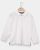 Polo jersey manches longues blanc