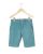 Bermuda twill coton bleu vert 12-16ans