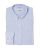 chemise col boutonné lin rayé bleu