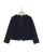 Cardigan finition crochet marine 100% lambswool