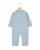 Combinaison naissance col polo laine-cachemire bleu vert