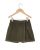 Jupe short velours kaki