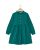 Robe boutons gaze de coton vert