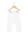 Pantalon point mousse sans pieds blanc