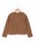 Cardigan finition crochet camel 100% lambswool