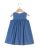 Robe velours bleu