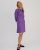 Robe V croisé violet