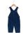 Salopette velours bleu foncé