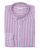 Chemise col boutonné rayure bleu et rouge