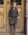 Jupe velours chocolat