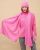 Echarpe longue rose 100% cachemire