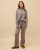 Pantalon taupe 100% cachemire