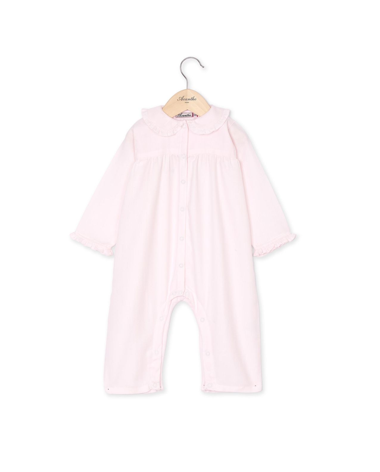 Pyjama combinaison chevron rose