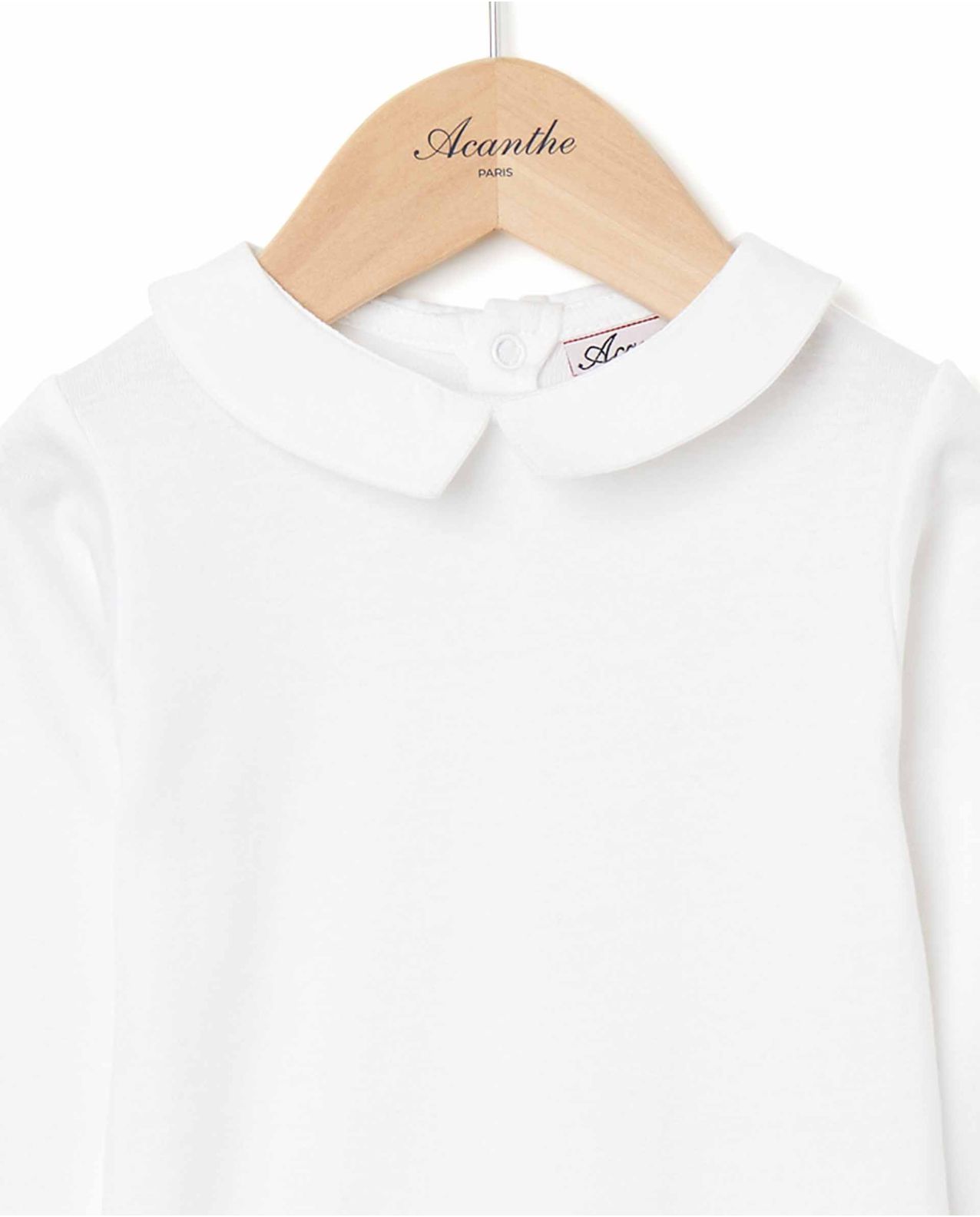 Body blanc col carré 