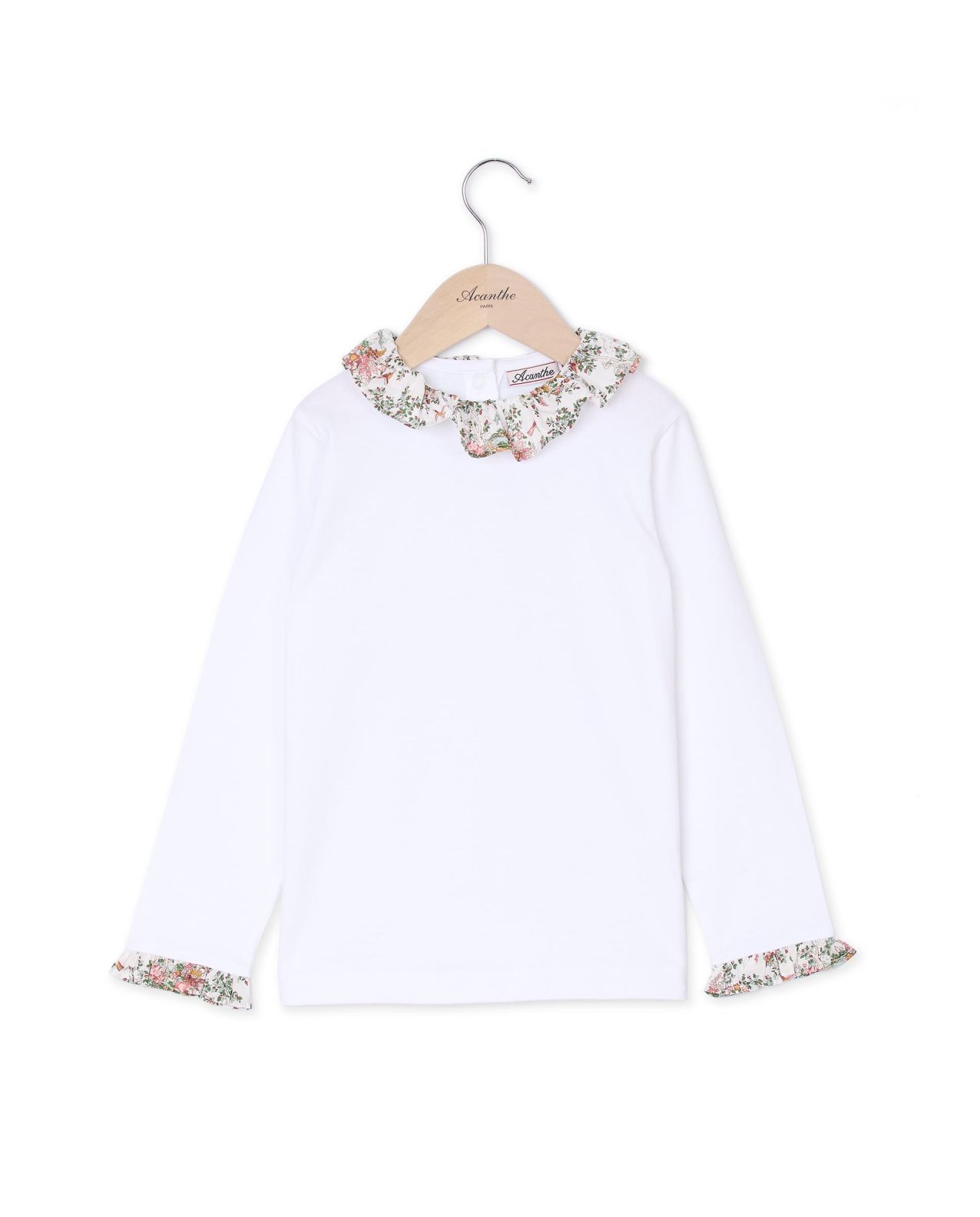 T-shirt à volants en tissu Liberty Miniature Wonderland 