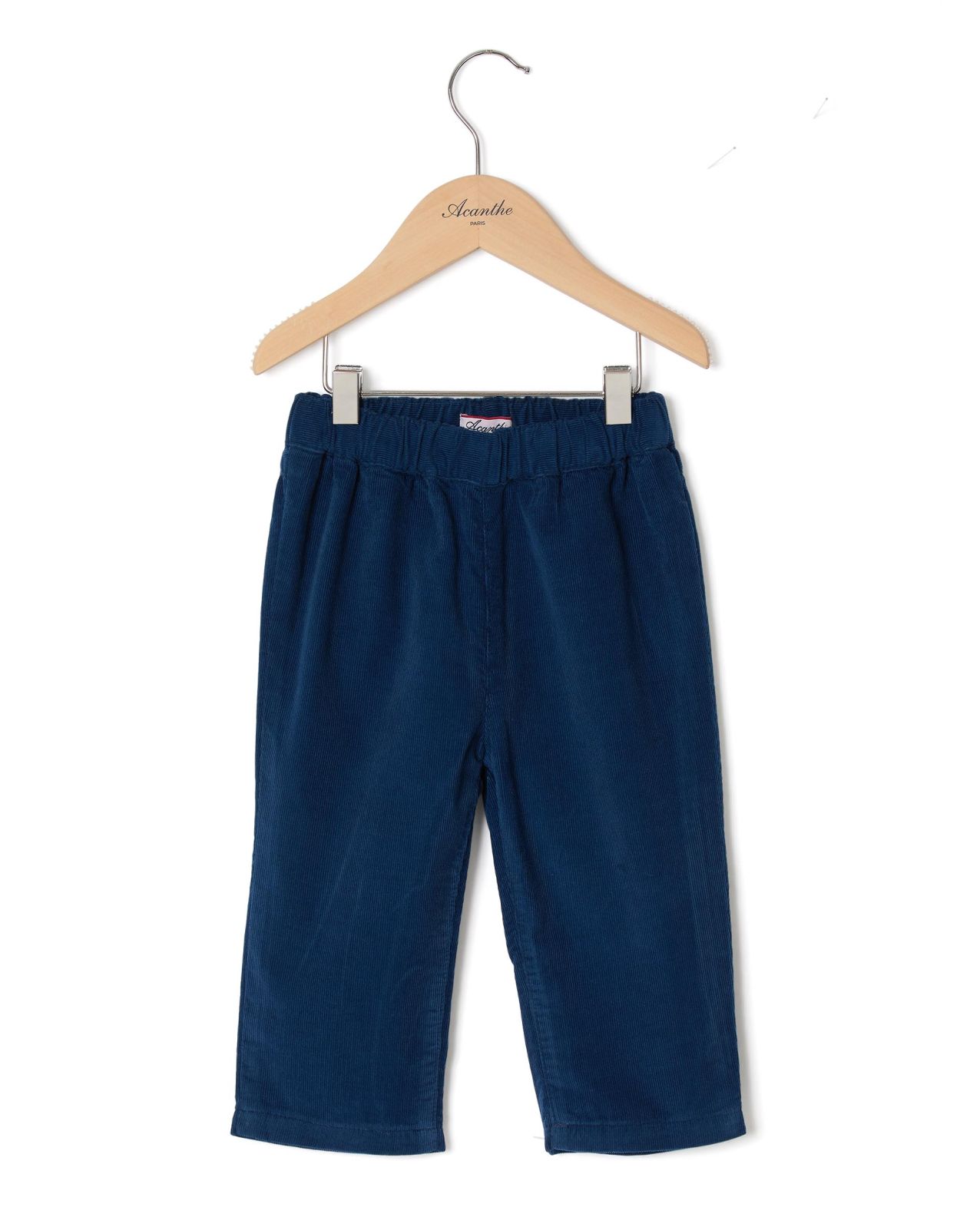 Pantalon velours bleu foncé