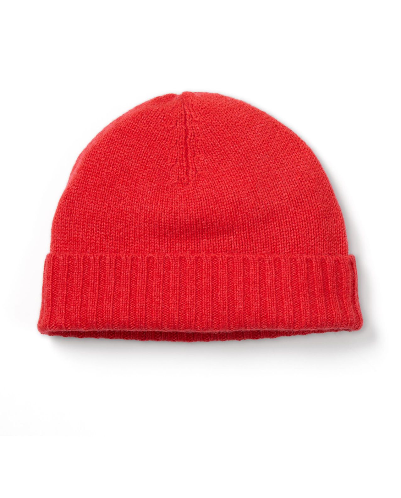 Bonnet orange 100% cachemire