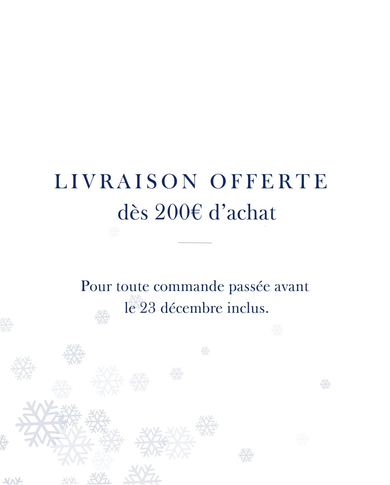 Factice livraison noel