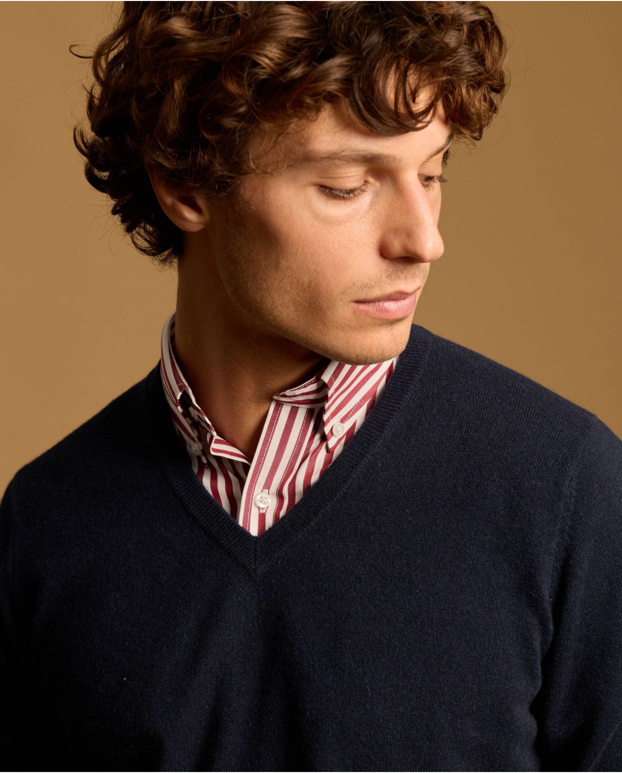 Chemise col boutonné manches longues