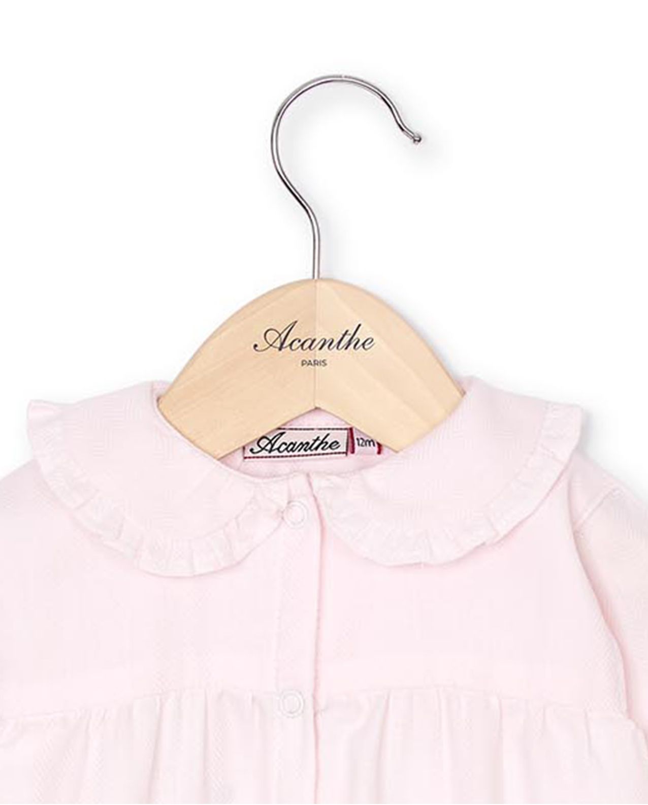 Pyjama combinaison chevron rose