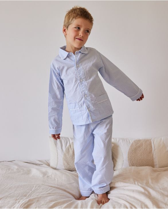 Pyjama vichy ciel 12a-14a
