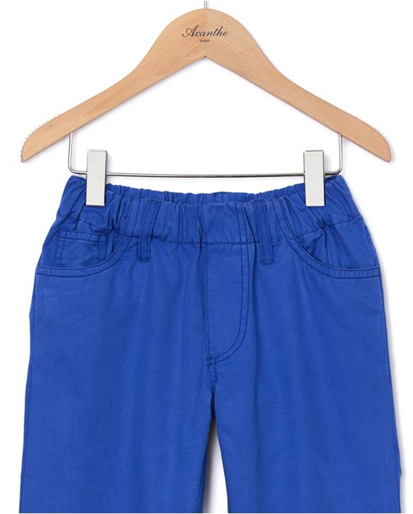 Pantalon boule twill bleu