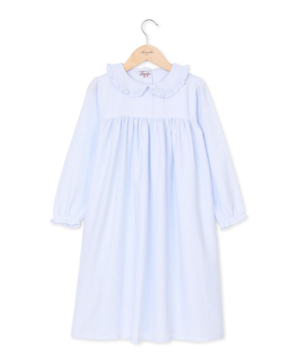 Chemise de nuit chevron ciel