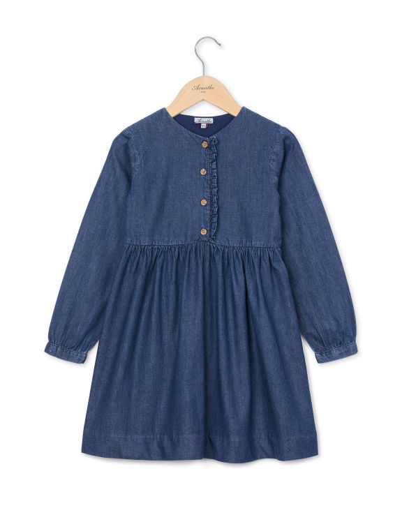 Robe boutons denim
