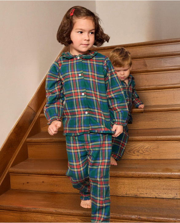 Pyjama écossais vert