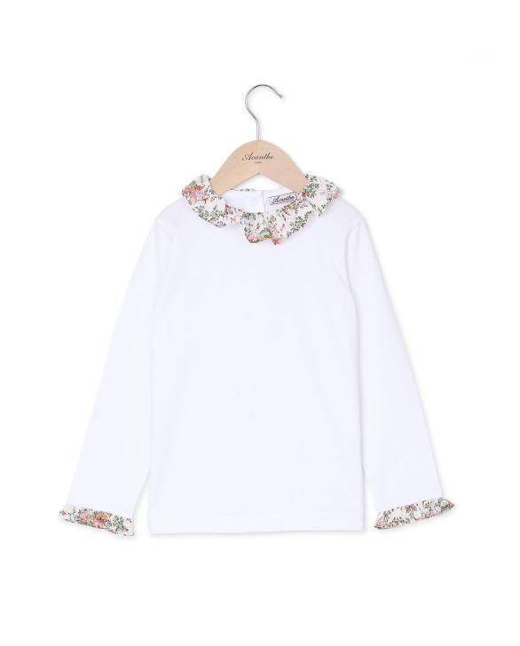 T-shirt à volants en tissu Liberty Miniature Wonderland 