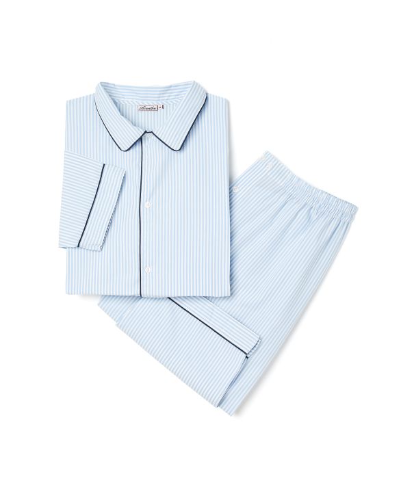 Pyjama long rayure ciel