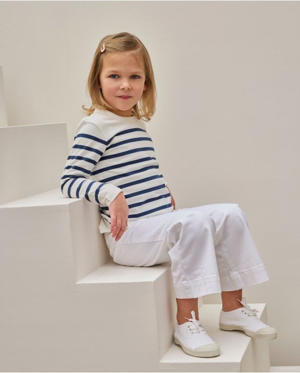 Marinière rayée ecru/marine