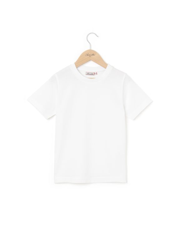 Tee shirt col rond blanc