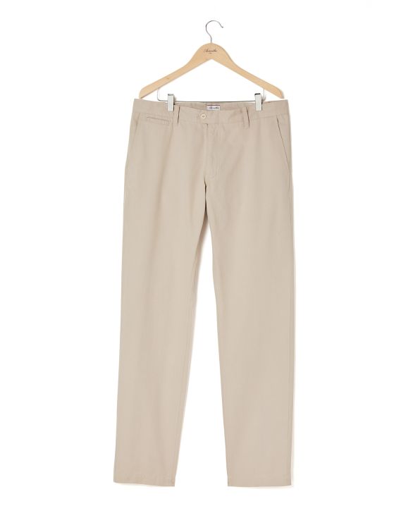 Pantalon chino twill beige