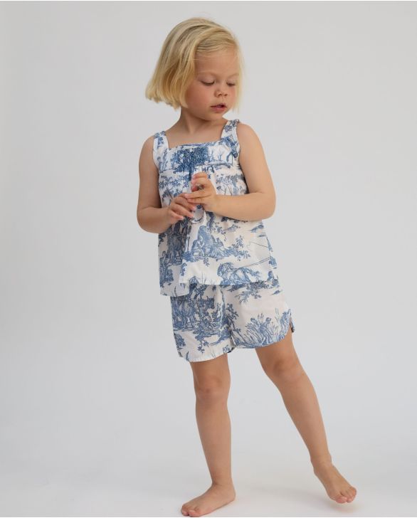 Pyjashort imprimé TOILE DE JOUY