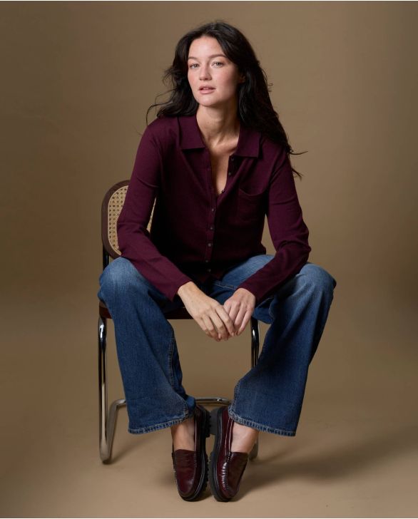 chemise BERENICE 100% mérinos