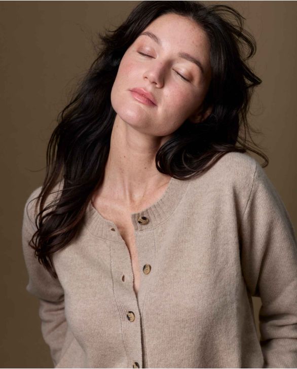 cardigan CLARA 100% lambswool