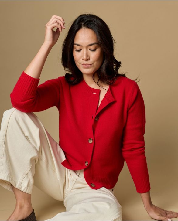 cardigan CARLOTTA 100% cachemire