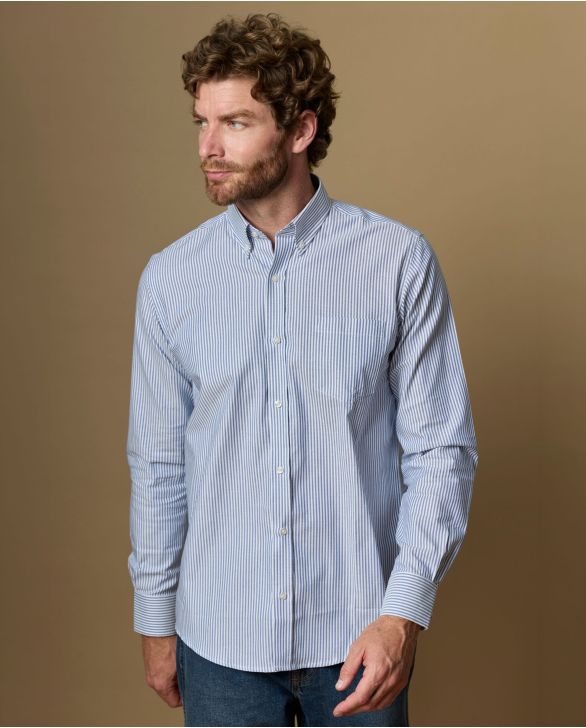chemise col boutonné coton