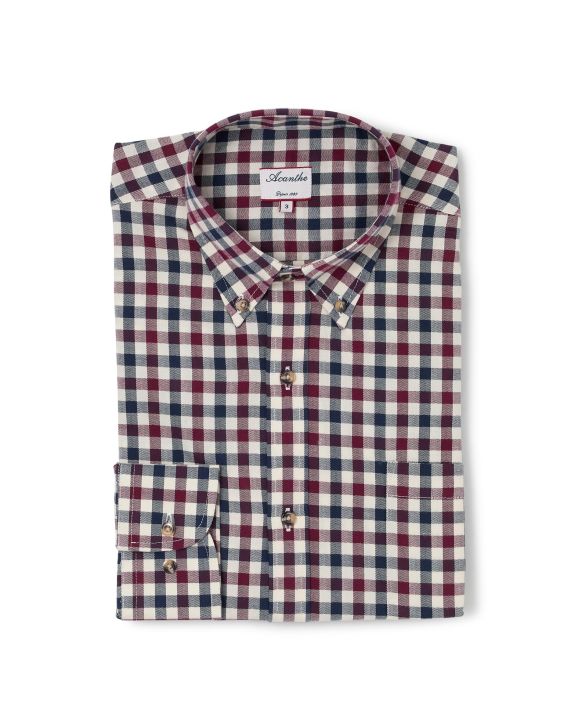 chemise col boutonné coton