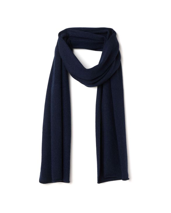 Echarpe marine 100% cachemire