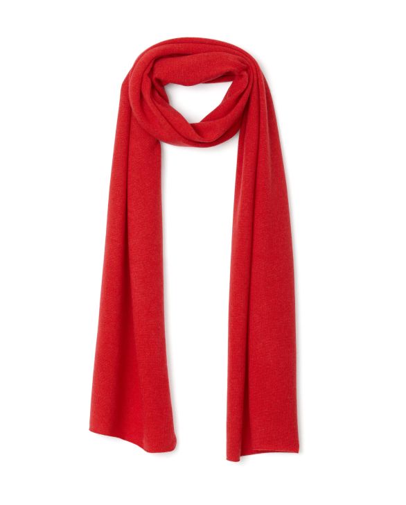 Echarpe orange 100% cachemire