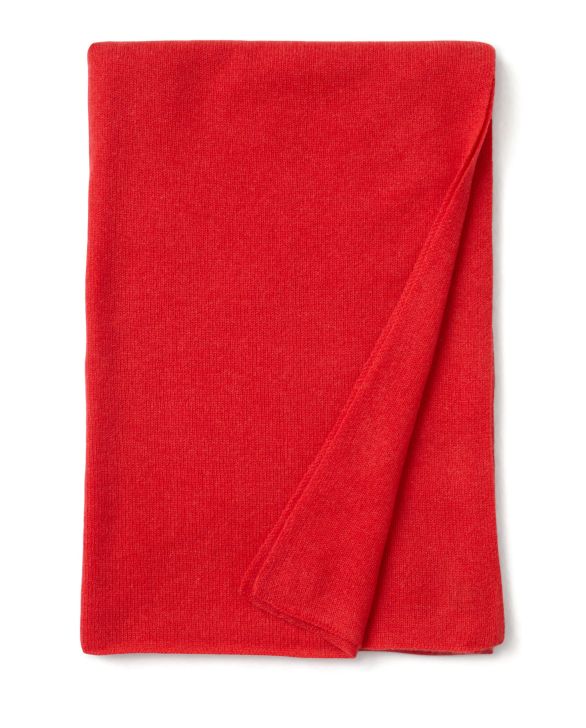 Echarpe orange 100% cachemire