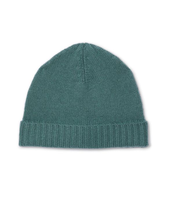 Bonnet vert grisé 100% cachemire