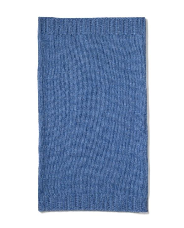 Tube bleu chiné 100% cachemire