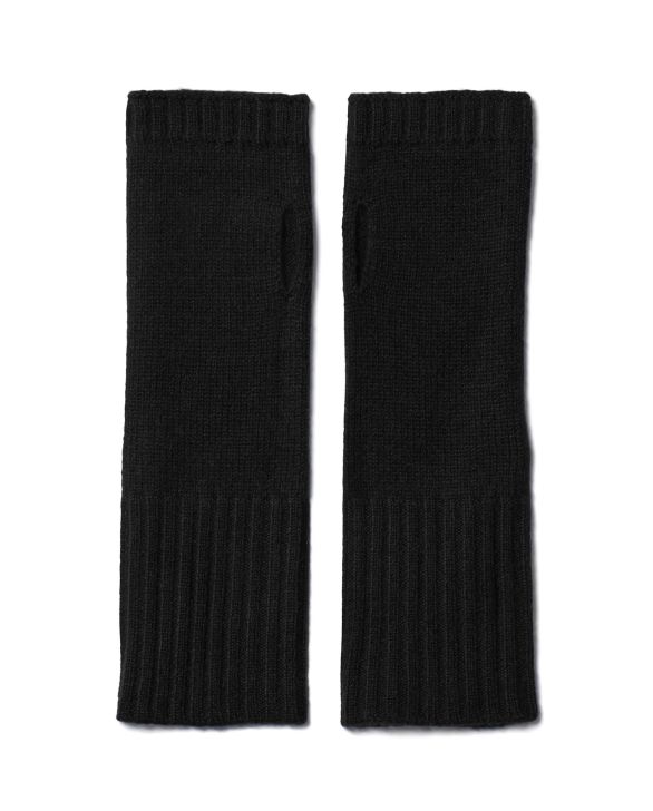 Mitaines noir 100% cachemire
