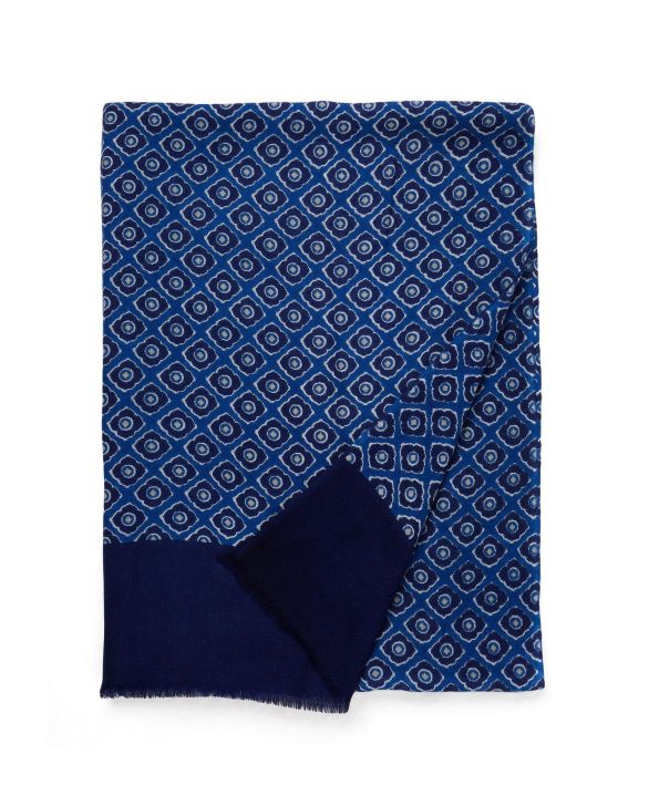 Echarpe en laine imprimé cravate