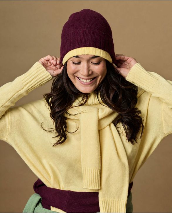 bonnet AIMEE 100% cachemire