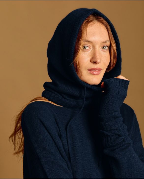 cagoule EMMA 100% cachemire