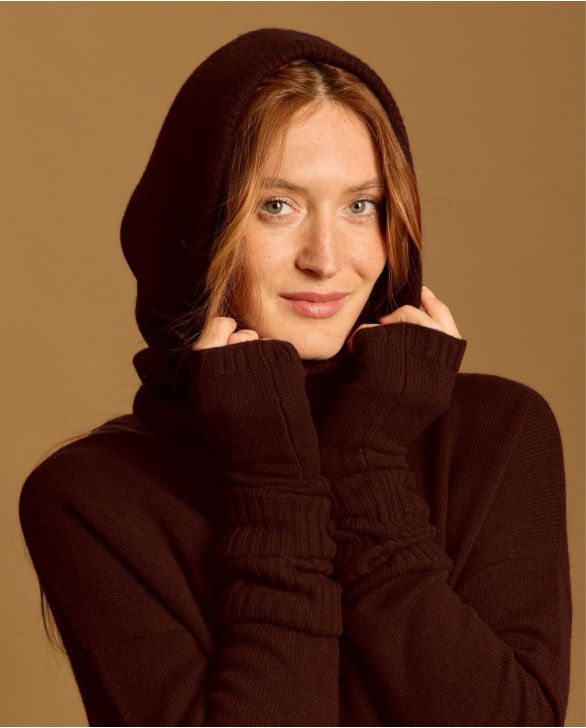 cagoule EMMA 100% cachemire